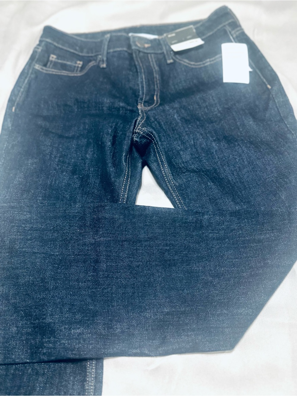 Rare!! Anna Sui Jeans NEW Bootcut Mid Rise Dark Blue Size 4 - Picture 9 of 10